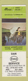 Matchbook Cover - Dan Esso oil gas Ville de Grasse QC