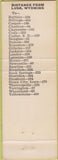 Matchbook Cover - Gautschi Standard Gas Station Lusk WY