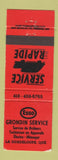 Matchbook Cover - Esso oil gas Grondin La Guadeloupe QC WEAR