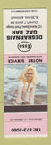 Matchbook Cover - Esso oil gas Desharnais Pont Rouge QC pinup