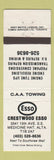 Matchbook Cover - Esso oil gas Crestwood Medicine Hat AB