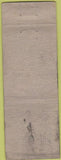 Matchbook Cover - M  and  F Buffet The Hunkies WORN Liquor Beer