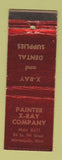 Matchbook Cover - Painter X Ray Company Minneapolis MN WEAR
