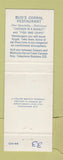 Matchbook Cover - Bud's Corral Restaurant Bassano AB