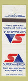Matchbook Cover - Super America oil gas MN