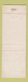 Matchbook Cover - Emmanuel Funeral Home Providence RI