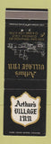 Matchbook Cover - Arthur's Village Inn Glendale CA