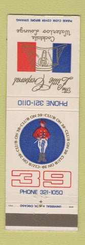 Matchbook Cover - Little Corporal Restaurant Club on 39 Chicago IL