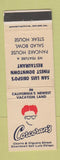 Matchbook Cover - Corcoran's Restaurant San Luis Obispo CA