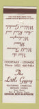 Matchbook Cover - The Little Gypsy Restaurant Gorham NH