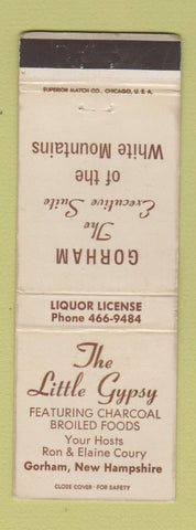 Matchbook Cover - Little Gypsy Restaurant Gorham NH
