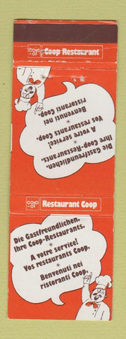 Matchbook Cover - Restaurant Coop Switzerland
