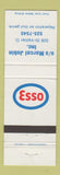 Matchbook Cover - Esso oil gas Marcel Jobin QC