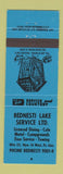 Matchbook Cover - Esso oil gas motel Bednesti Lake BC