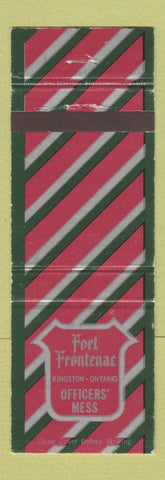 Matchbook Cover - Fort Frontenac Kingston ON Officers' Mess Canada Military