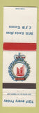 Matchbook Cover - CFB Toronto ON Military Canada WEAR
