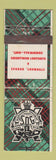 Matchbook Cover - Glengarry Highlanders Cornwall ON Military Canada WORN