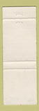 Matchbook Cover - Glengarry Highlanders Cornwall ON Military Canada WORN