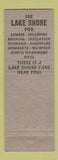 Matchbook Cover - Lake Shore Lumber Coal Willoughby Painesville Conneaut OH