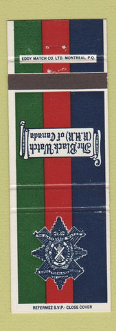 Matchbook Cover - Black Watch RHR Canada Canadian Military