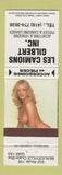 Matchbook Cover - Les Camions Gilbert Beauceville QC pinup