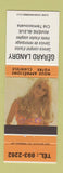 Matchbook Cover - Gerard Landry Riviere Bleue QC Temiscouata QC pinup