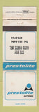 Matchbook Cover - Prestolite Batteries Ste Foy Quto Parts QC WEAR