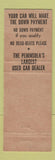 Matchbook Cover - Count Used Cars Palo Alto CA