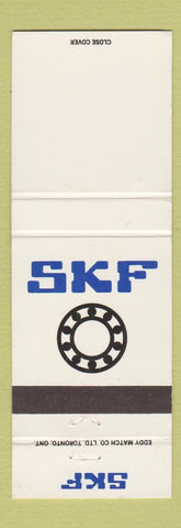 Matchbook Cover - SKF Roller Bearings