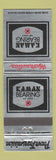 Matchbook Cover - Kaman Bearing and Supply Transmission