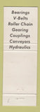 Matchbook Cover - Kaman Bearing and Supply Transmission