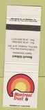 Matchbook Cover - Montral Trust Benoit Gilbert Ste Foy QC