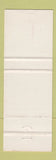 Matchbook Cover - Chateau Room Officers' Mess CFB Moose Jaw SK Military