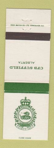 Matchbook Cover - CFB Suffield AB Canada Military