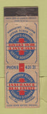 Matchbook Cover - Gurney Maple Insurance Real Estate Whittier CA WEAR