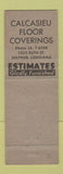 Matchbook Cover - Broussard Real Estate Sulphur LA