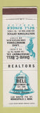 Matchbook Cover - David Bell Real Estate Insurance Minneapolis MN WEAR