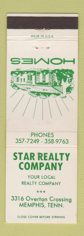 Matchbook Cover - Starr Real Estate Company Memphis TN