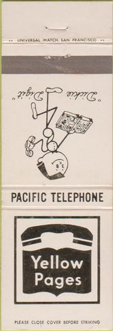 Matchbook Cover - Pacific Telephone Yellow Pages