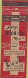Matchbook Cover - Red Book Habit Telephone Book WORN