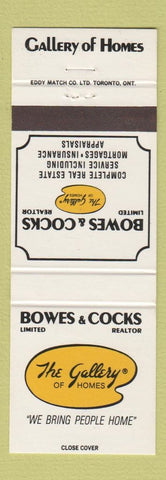Matchbook Cover - Bowes Cocks Real Estate Toronto?