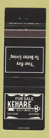 Matchbook Cover - Kehare Real Estate WEAR