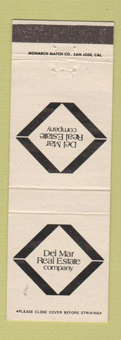 Matchbook Cover - Del Mar Real Estate CA Leucadia