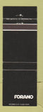 Matchbook Cover - Forano