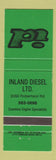 Matchbook Cover - Inland Diesel Cummins Engine Specialists