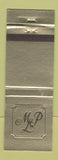 Matchbook Cover - May Lancaster & Parman Real Estate Insurance Lebanon KY