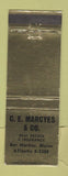 Matchbook Cover - CE Marcyes Real Estate Insurance Bar Harbor ME