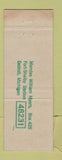 Matchbook Cover - CE Marcyes Real Estate Insurance Bar Harbor ME