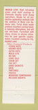 Matchbook Cover - Thiem Twins Products Milwaukee WI