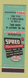 Matchbook Cover - Glidden Paints WM Seeley Son Middletown NY